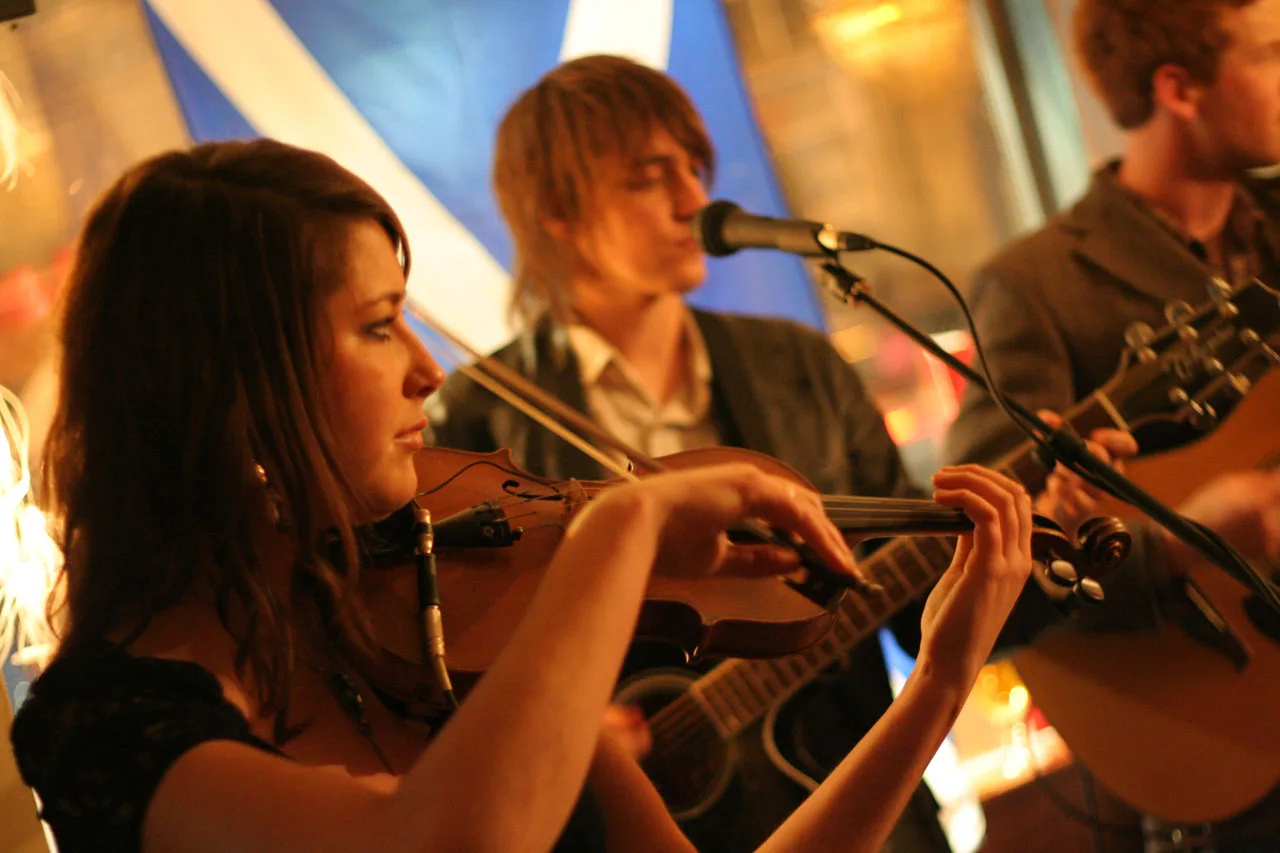Traditional musicians playing together