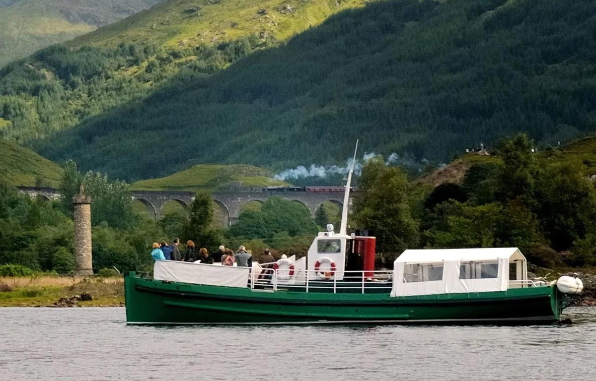 A boat on Loch Shiel