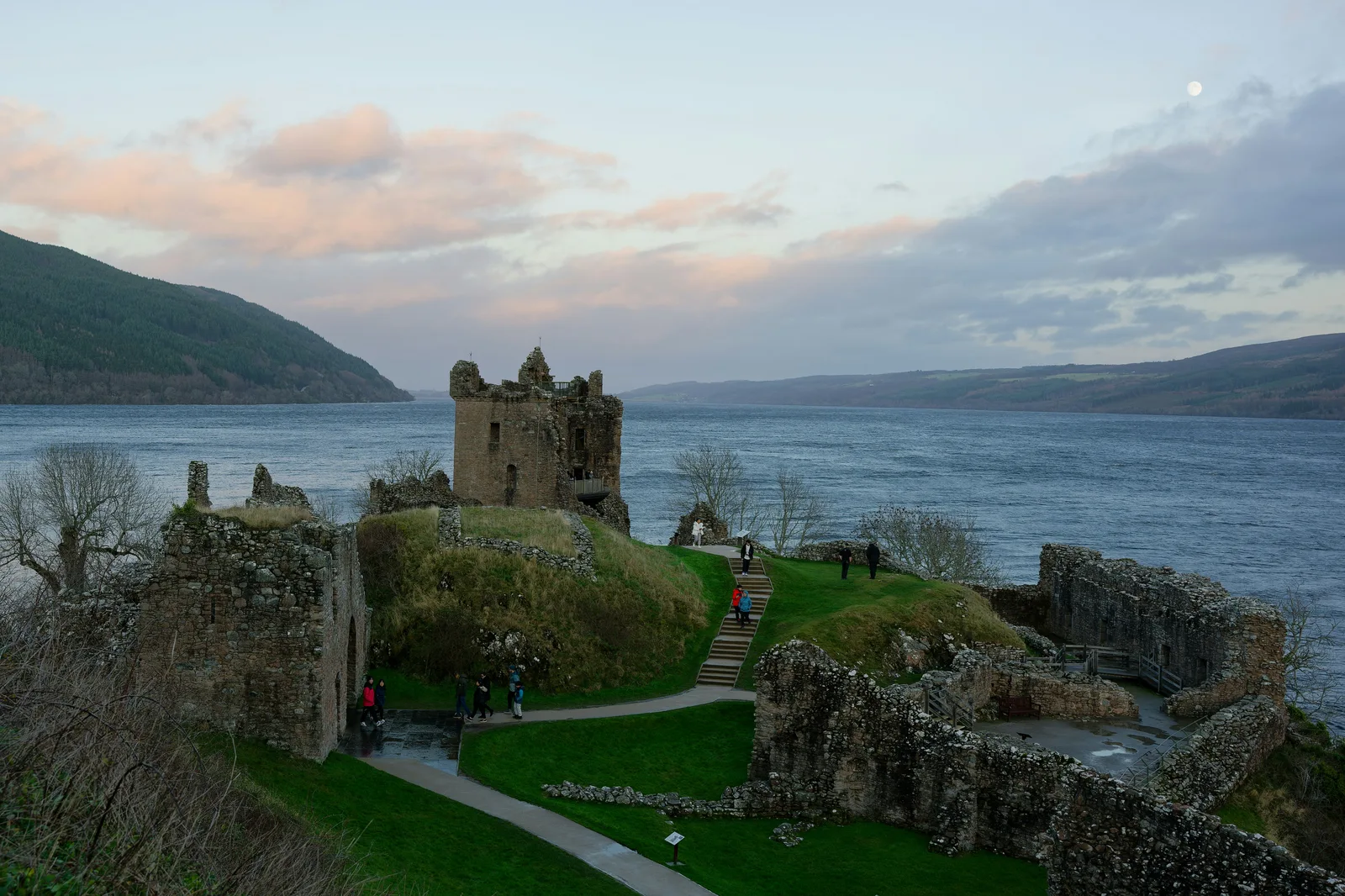 Urquhart Castle beside Loch Ness